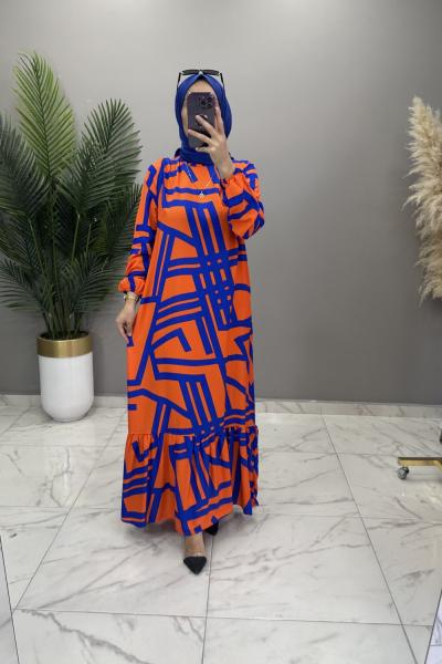 Hafsa Elbise Turuncu