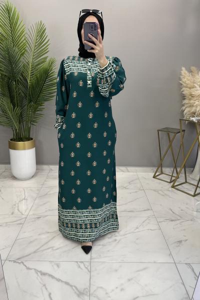 İclal Elbise Zümrüt