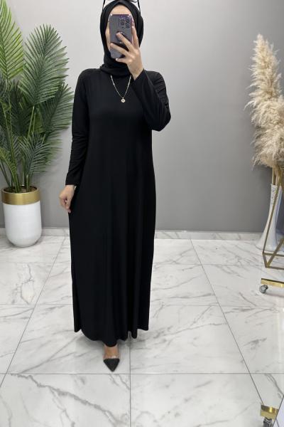 İçlik Elbise Siyah