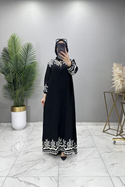 BERFÜ ELBİSE SİYAH Siyah