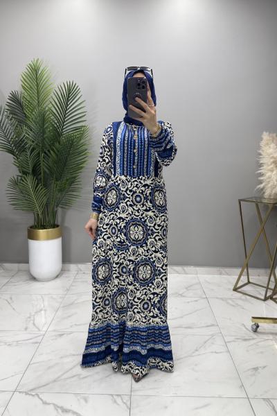 BESTE ELBİSE LACİVERT  Lacivert