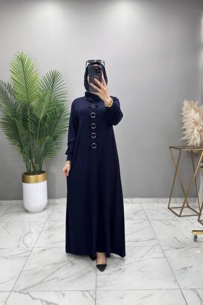 Buğlem Elbise Lacivert  Lacivert