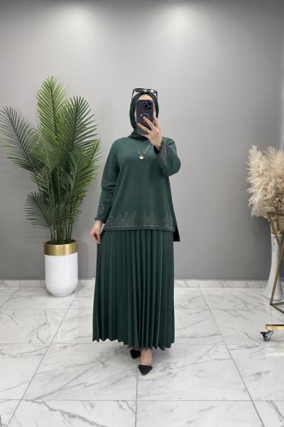 Cennet Taşlı Takım Zümrüt  Zümrüt