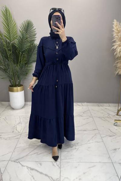 Duygu Elbise Lacivert  Lacivert