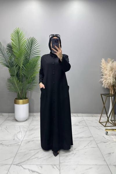 İkra Ferace Siyah Siyah