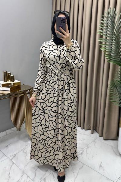 Kıvılcım Elbise Taş Taş Rengi