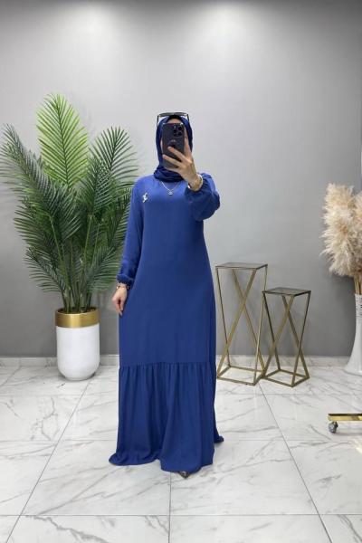 Nurgül Elbise İndigo İndigo