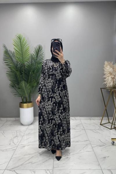 Simay Elbise Siyah Siyah