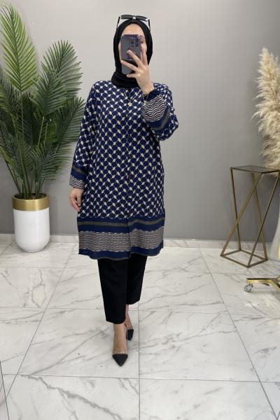 Simge Gömlek Lacivert Lacivert