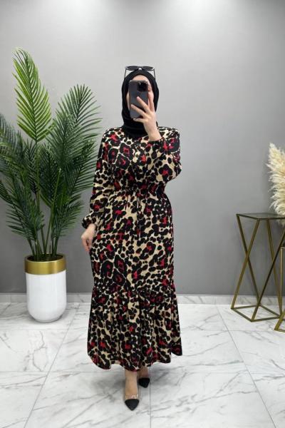 Suna Elbise Bordo Bordo